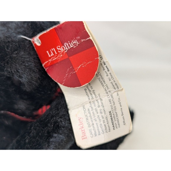 Russ Barkley Black Dog Plush Lil Softies 6 Inch Stuffed Animal Toy - Picture 4 of 9